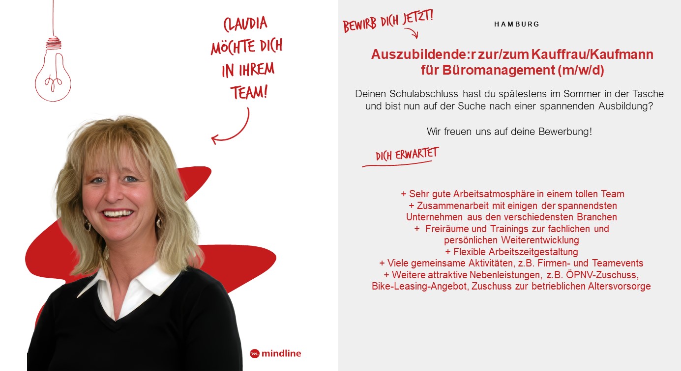 Ausbildung - mindline - Kaufleute für Bürmanagement